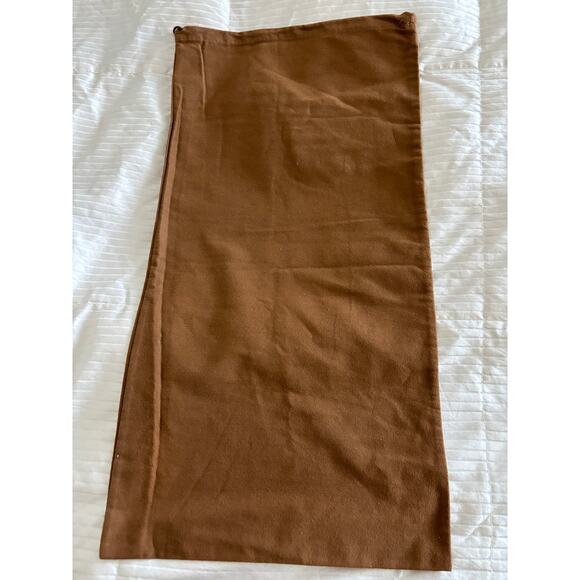 Gucci Vintage Dust Bag 13 x 25 Authentic Brown Travel Bag - Picture 4 of 6